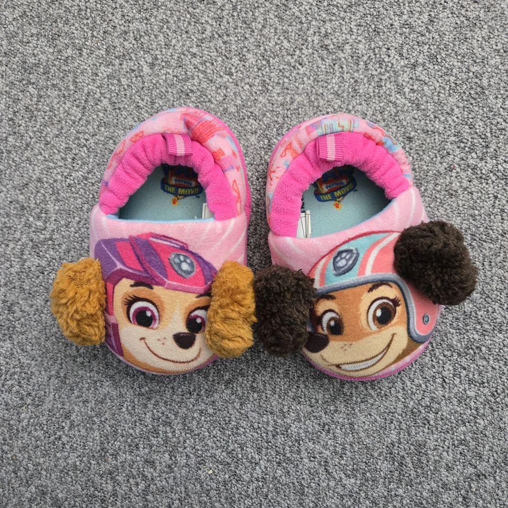 Paw Patrol Pink and Brown Kids Slippers